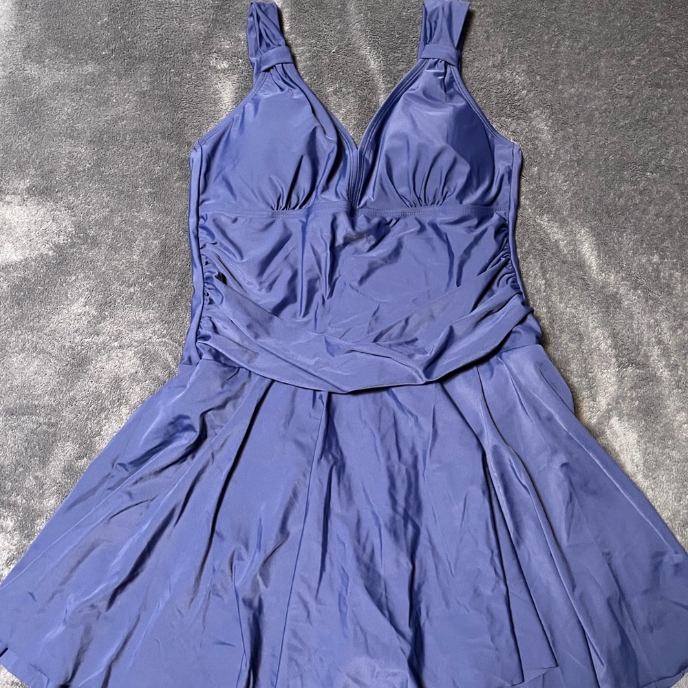 RELLECIGA Navy Blue swim dress